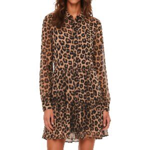From PARIS, BA&SH LEOPARD MINI "LADY DRESS" size US8